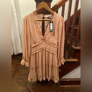 Blush Nasty Gal dress